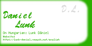daniel lunk business card